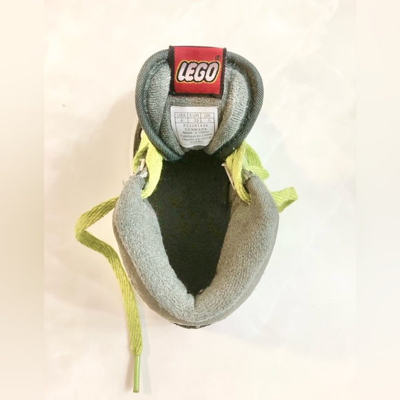Lego Boys High Top Lace Up Sneakers Runners Size 6 Child’s Athletic Shoes - Picture 7 of 11